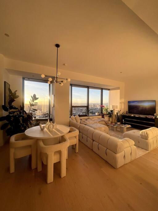 Luxury Highrise Condo Downtown La Los Angeles Esterno foto
